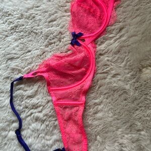 Victoria's Secret Pink and Purple Lace Lingerie
